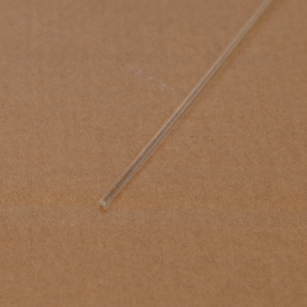 2mm Clear Acrylic Round Rod (extruded)